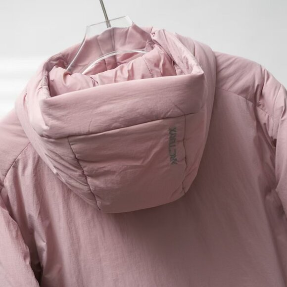 Arc'teryx Blush Pink Hooded Cotton-padded Jacket - Picture 3 of 9